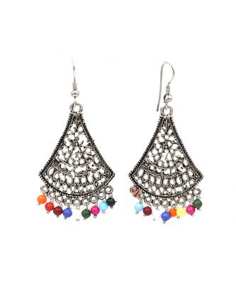 Multicolor silver plated Earrings 7