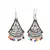 Multicolor silver plated Earrings