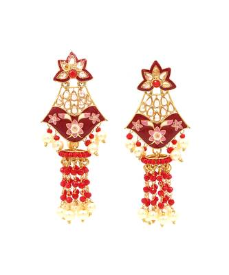 Traditional Meenakari Art Floral Design 3