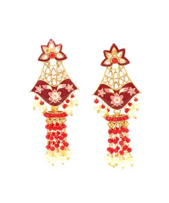 Traditional Meenakari Art Floral Design 5