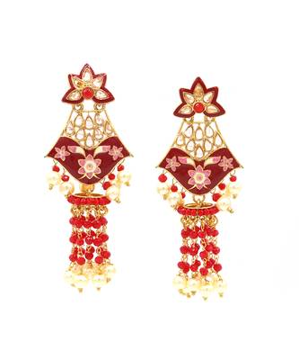 Traditional Meenakari Art Floral Design 6