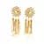 Gold Plated Kundan Designer Danglers Earrings