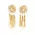 Gold Plated Kundan Designer Danglers Earrings