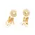 Gold Plated Kundan Designer Danglers Earrings