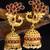 Gold jhumkas