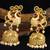 Gold jhumkas