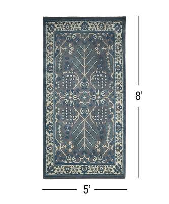 Saraswatii Global Modern Area Rug 5'x8' Grey for Living room d  cor 4