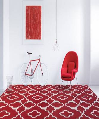 Traditional Rug 5'x8' Red for Indoor d  cor| Home d  cor rug 1