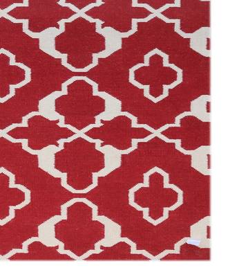 Traditional Rug 5'x8' Red for Indoor d  cor| Home d  cor rug 4