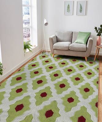 Modern Area Rug 5'x8' Gold For Indoor/Outdoor 1