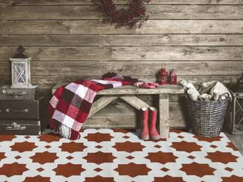 Flat Woven Rug 5'x8' Orange For best Home Interior 1