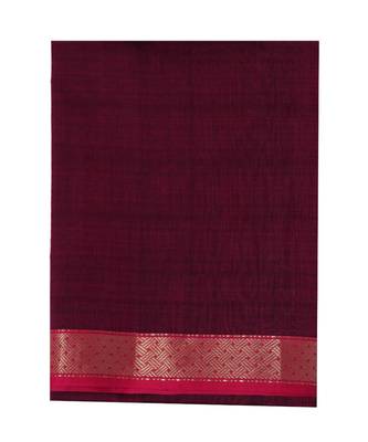 Black Maheshwari  Cotton Saree with Zari Border Stripes  Traditional saree 4