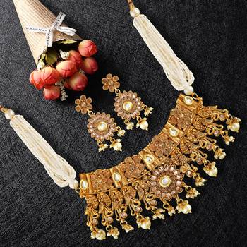 Gold mother of pearl jewellery 2