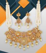 Gold mother of pearl jewellery