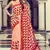 Peach Art Silk    Printed  Saree With Blouse For Women
