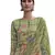 Green embroidered faux cotton salwar