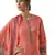 Peach printed faux cotton salwar