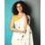 White Cotton Saree With PomPom