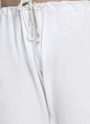 Embellished Brocade Golden Raw Silk Kurta-Pajama For Men By Treemoda 5