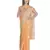 Orange Woven Tissue Saree With Blouse