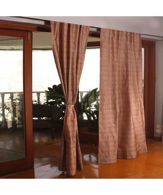 Beige 100% Polyester  curtain 2