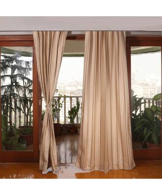 Beige 100% Polyester  curtain 1
