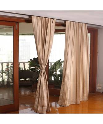 Beige 100% Polyester  curtain 2