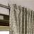 Off White Mehandi Green 100% Cotton curtain