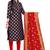 Navy-blue brocade brocade salwar