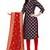 Navy-blue brocade brocade salwar