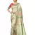 Light Green Woven Silk Blend Saree With Blouse