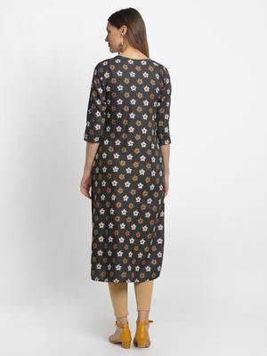 Blue printed rayon kurtas-and-kurtis 2