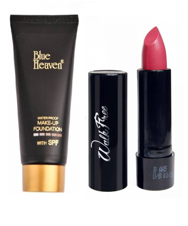 Blue Heaven Pack of Foundation and Walkfree Lipstick #2