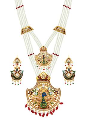 Gold mother of pearl jewellery
 1