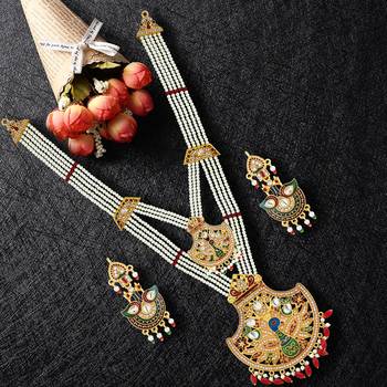 Gold mother of pearl jewellery
 3