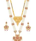 Gold mother of pearl jewellery
