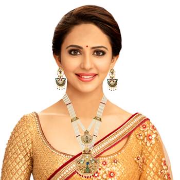 Gold mother of pearl jewellery
 4