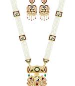 Gold mother of pearl jewellery
