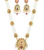 Gold mother of pearl jewellery
