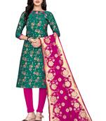 Green brocade brocade salwar
