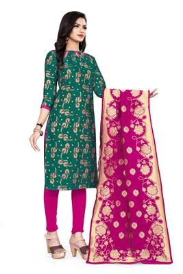 Green brocade brocade salwar 3