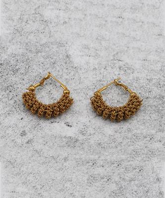 Gold Plated Hoop Earrings 5