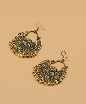 Copper silver plated Earrings 1