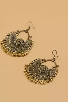 Copper silver plated Earrings