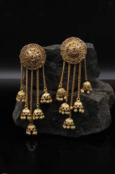 Pearls Tassels  Jhumki Drops Earring