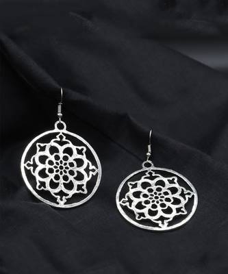 Silver Plated Round Shaped Earrings 3