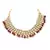 White Kundan & Red Moti Necklace Sets