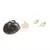 Gold Plated American Diamond Jewellery Mangalsutra Pendant with Chain for Women
