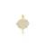 Gold Plated American Diamond Jewellery Mangalsutra Pendant with Chain for Women