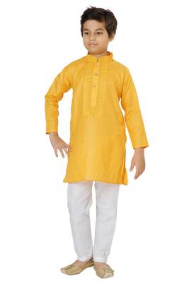 Shree Shubh Boys Ethnic Wear Kurta Pyjama Set 1